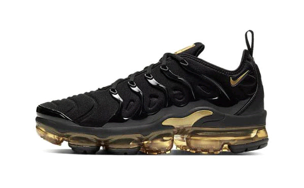 VaporMax Plus Black Metallic Gold'