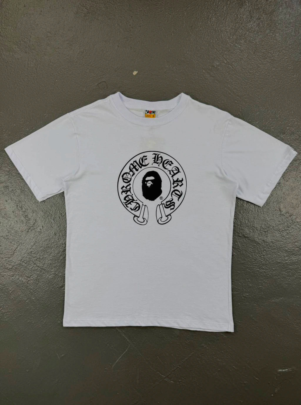 CAMISETA CHROME HEARTS X BAPE