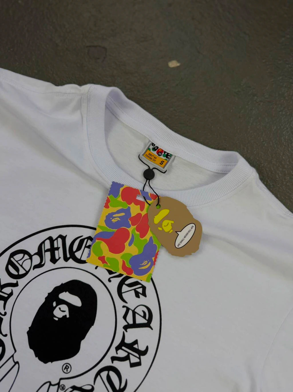 CAMISETA CHROME HEARTS X BAPE
