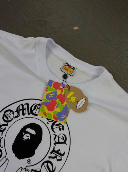 CAMISETA CHROME HEARTS X BAPE
