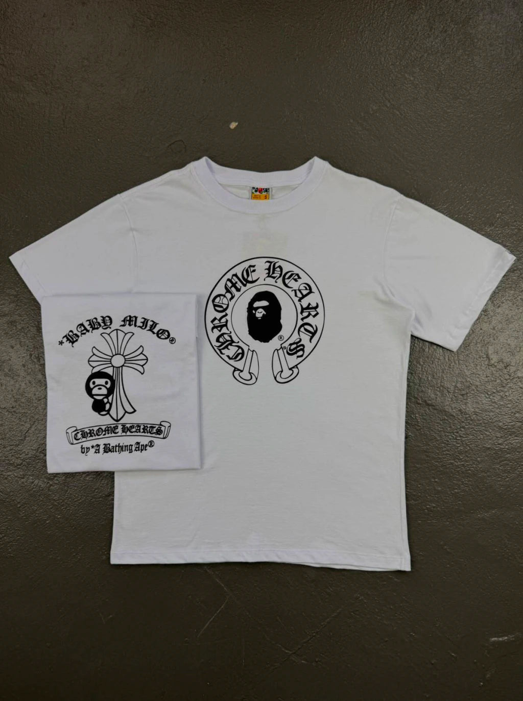 CAMISETA CHROME HEARTS X BAPE
