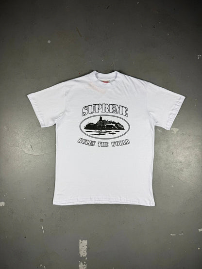 CAMISETA SUPREME RULES THE WORLD