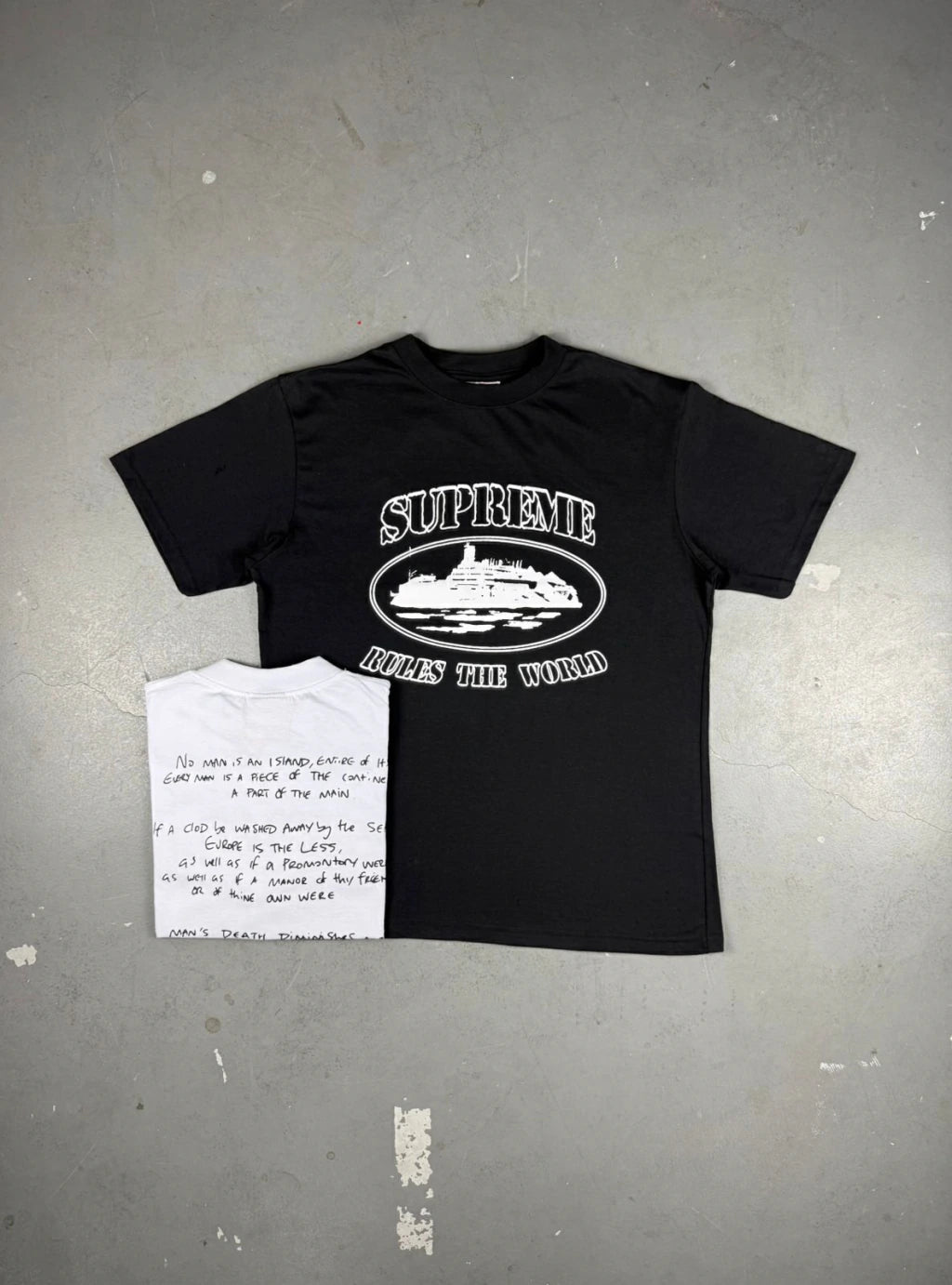 CAMISETA SUPREME RULES THE WORLD