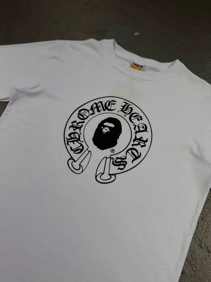 CAMISETA CHROME HEARTS X BAPE