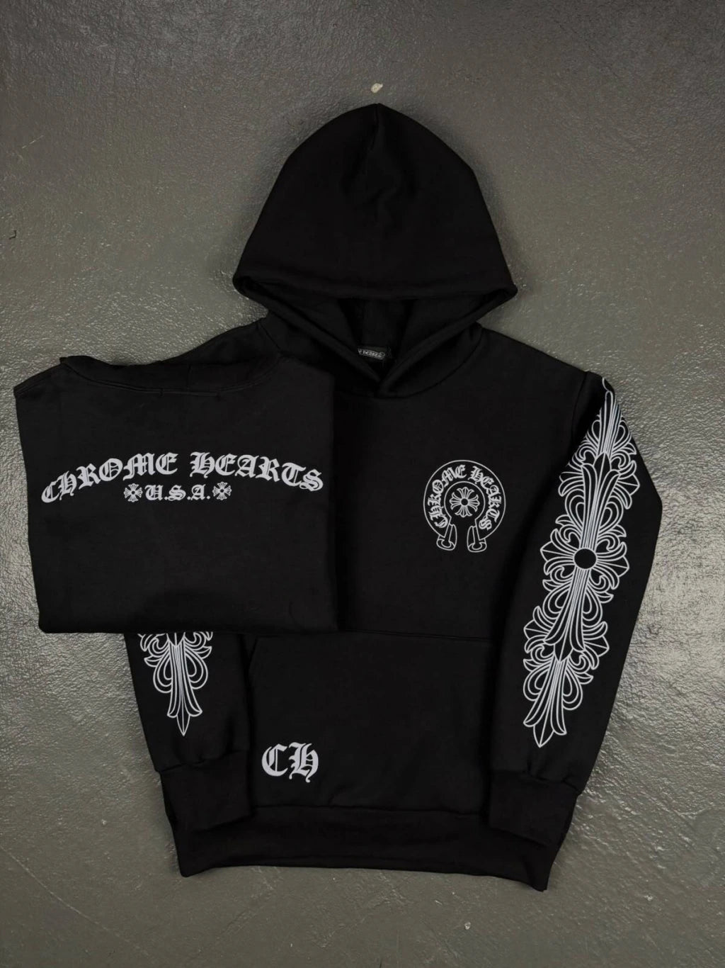 CASACO MOLETOM CHROME HEARTS