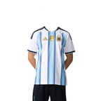 Camisa e Short Argentina Torcedor Masculina Tailândesa