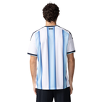 Camisa e Short Argentina Torcedor Masculina Tailândesa
