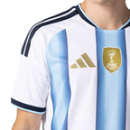 Camisa e Short Argentina Torcedor Masculina Tailândesa